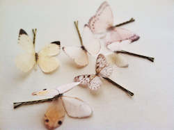 Silk Organza Butterfly Hairpins