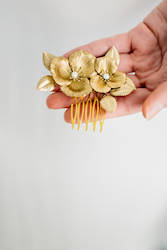 Personal accessories: Flora Comb | Gold