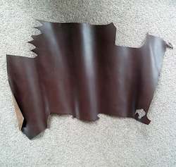 Leather good: Dark Brown Leather Piece - 2mm