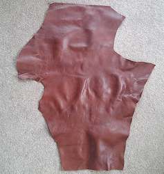 Leather good: Brown Scrap Leather Piece - 2mm