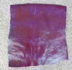 Bright Purple Scrap Leather Piece