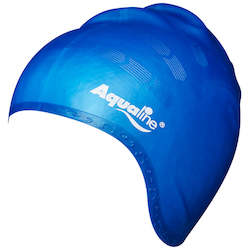 Swimming Caps: Aqualine Elite Long Hair Silicone Swim Cap