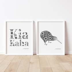 New Zealand Collection: NZ Series Illustrations â Set of 2