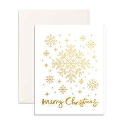 Stationery Cards: Snowflake Christmas Card