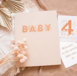 Stationery Cards: Baby Book - Buttermilk (Gender Neutral)