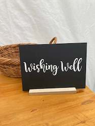 Signs: Wishing Well Sign