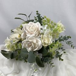 Roses & Chrysanthemums Posy - Paper Flowers (Faux)