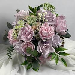 Country Pink Posy - Paper Flowers (Faux)