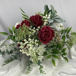 Romantic Red Bouquet - Paper Flowers (Faux)