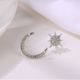 New Star Moon Earrings - Silver