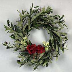 Flower: Wreath - Olive