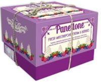 Lazzaroni Panettone Fresh Mascarpone cream & berries Hatbox 750g (6)