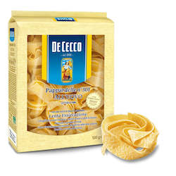 Beer, wine and spirit wholesaling: De Cecco #301 - Pappardelle Egg Nest 500gm (10) BB 19.5.23