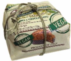 Lazzaroni Vegan Organic Panettone Emmer flour dark choc chips hand Wrapped 750gr…