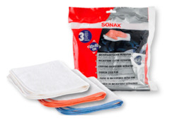Sonax Microfibre Cloths Ultrafine, Soft And Absorbent, 3 In A Pack.