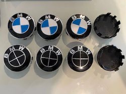 56mm BMW Floating Centre Cap Set