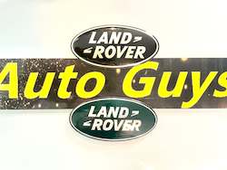 New! Land Rover Grille Badge Oval Sticker 86mm Nameplate