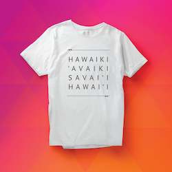 Tees: Hawaiki Tee - (White)