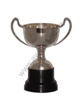 Silverware: Champagne silver cup 21cm