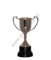 Silver sports cup 18.5cm