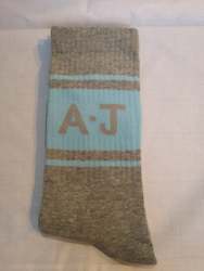 Clothing: Grey A.J Socks