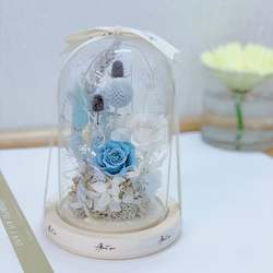 Gift: Glass Domes- Blue