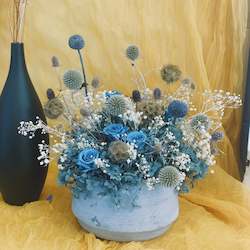 Gift: Dusty Blue Rose Arrangement