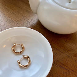 Gift: Plum Blossom Earrings - Golden Earring