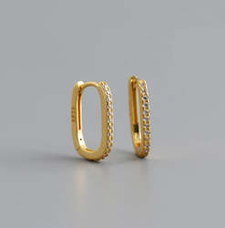 Gift: Minimalist Class Earrings - 18k Gold Plated