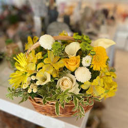 Gift: Basket of Yellow Sunshine