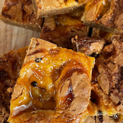 Bakery (with on-site baking): Peach and Passionfruit Blondie