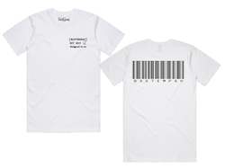 Og Collection 1: BARCODE TEES-White