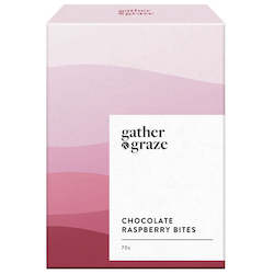 Gather And Graze: Gather & Graze Chocolate Raspberry Bites 70g