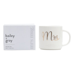 Products: Bailey + Gray MRS Mug with gold foil