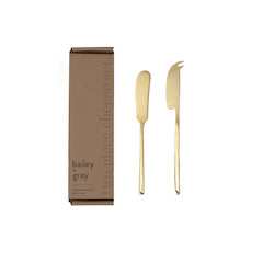 Bailey + Gray Two Piece Cheese Knife Set