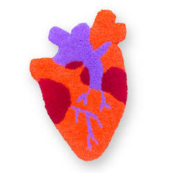 Anatomical Mini Heart  #1 Wall Rug