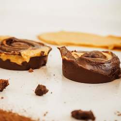 Food wholesaling: Dark Chocolate Peanut Butter Cups (frozen)
