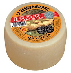 IdiazÃ¡bal unpasteurized sheep cheese 3kg wheel 12 month cure
