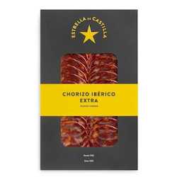 Spanish Cured Meat: Chorizo ibÃ©rico sleeves 80g