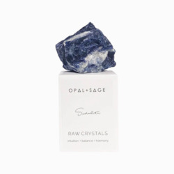 Clothing: opal + sage crystal sodalite