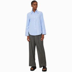 Clothing: blanca fern shirt blue stripe