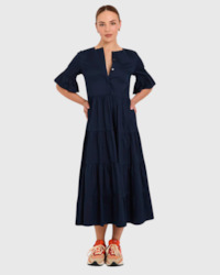 Clothing: tuesday bridie dress french navy