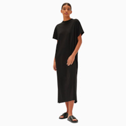 Clothing: assembly label slone jersey tee dress black