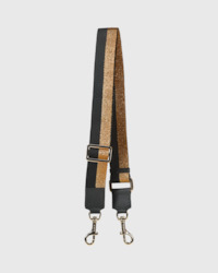 saben feature webbing strap bronze + black stripe