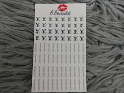 Decals: L V Nail Decal