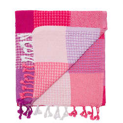 All: MAYDE - Patches Beach Towel - Berry