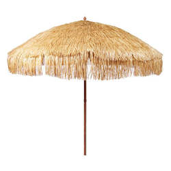 Hula 240cm Market Umbrella - Raffia Thatch
