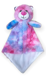 Toy: Little Elska Pink Tie Dye Bear Blanket