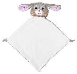 Toy: Bubblegum Harlequin Cubbie Bunny Blanket