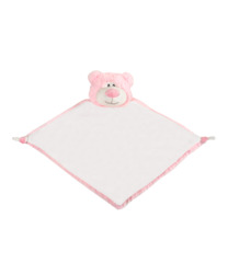 Candy the Pink Bear Cubbie Blanket